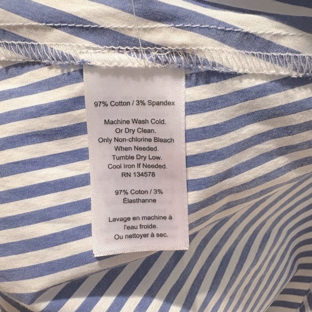 NEW Vineyard Vines Grier striped mixed wrap dress - Picture 10 of 10